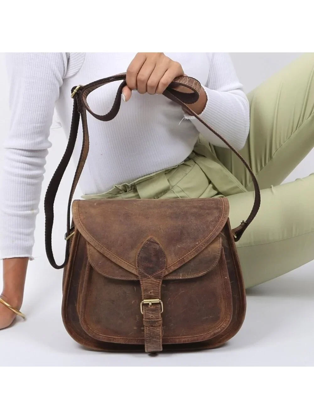 Stylish Leather Crossbody Bag for Women | Versatile Tote & Shoulder Purse
